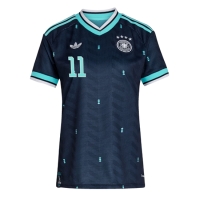 Camisa de Futebol Alemanha Nick Woltemade #11 Equipamento Secundário Mulheres Mundo 2026 Manga Curta